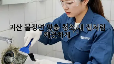 괴산 불정면 맞춤 청소: 내 집처럼 깨끗하게!
